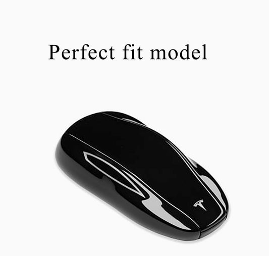 Customizable Aluminum and Leather with a full Keychain for Tesla Fob - Kollen US