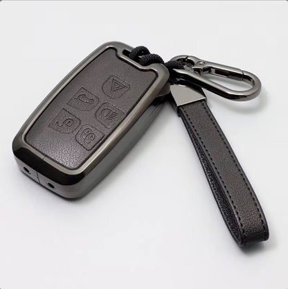 Customizable Leather & Aluminum Key Fob Cover Set for Land Rover/Jaguar key fobs - Kollen US