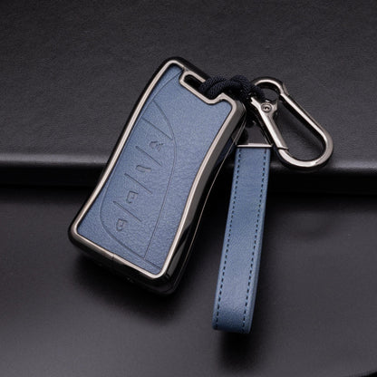 For Lexus - customizable Leather Key Fob Cover with Aluminum Shell & Keychain - Kollen US