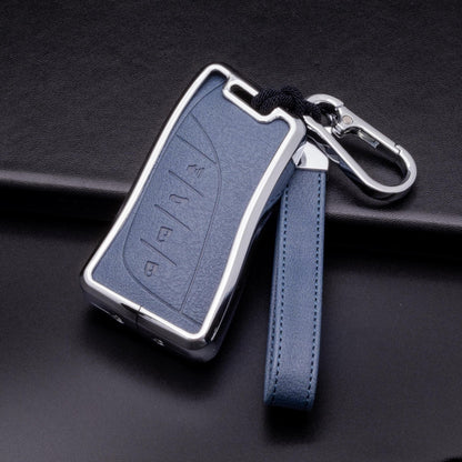For Lexus - customizable Leather Key Fob Cover with Aluminum Shell & Keychain - Kollen US