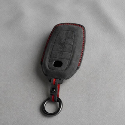 For Toyota - Alcantara Leather Key Fob Cover with Keychain (4 - button) - Kollen US