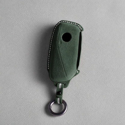 For BMW - Alcantara Leather Key Fob Cover with Keychain - Kollen US